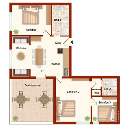 Großes Schützenchalet Mit 25 Qm Dachterrasse