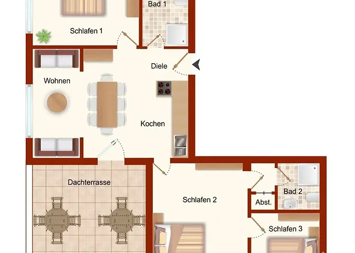 Grosses Schuetzenchalet Mit 25 Qm Dachterrasse